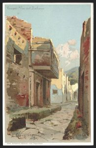 Acquerello di Pompei, Via del Balcone