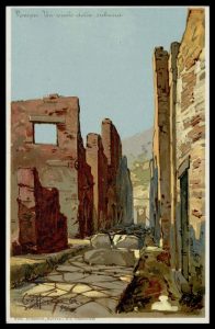 Acquerello di Pompei, Un vicolo della suburra
