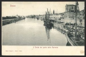 Rimini, Il Porto dal ponte della Ferrovia