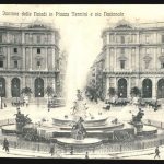 Roma, Fontana delle Naiadi in Piazza Termini e via Nazionale