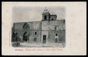 Sulmona, Fronte della Chiesa S. Maria della Tomba