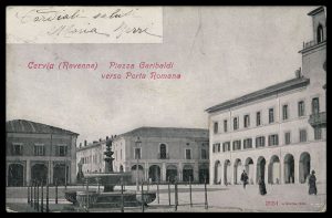 Cervia (Ravenna), Piazza Garibaldi verso Porta Romana
