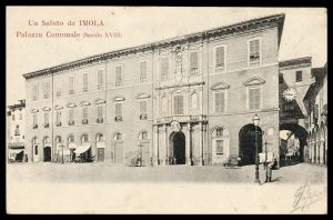 Un saluto da Imola, Palazzo comunale (Secolo XVIII)