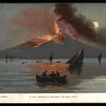 Acquerello del Vesuvio in eruzione (26 aprile 1872)