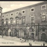 Orvieto, il palazzo del Comune e il campanile della chiesa di Sant'Andrea prima dei restauri del 1926