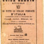 Guida-orario ufficiale di tutte le strade ferrate d'Italia, Milano, ca 1862
