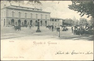 Firenze, Parco delle Cascine, Palazzina Reale. Viaggiata nel 1900