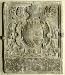 Epitafio del pretore Giacomo Carradori, 1622-1624. Dalla chiesa di San Francesco.